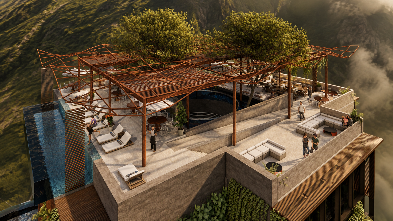 Alpha Café — cobertura geral
