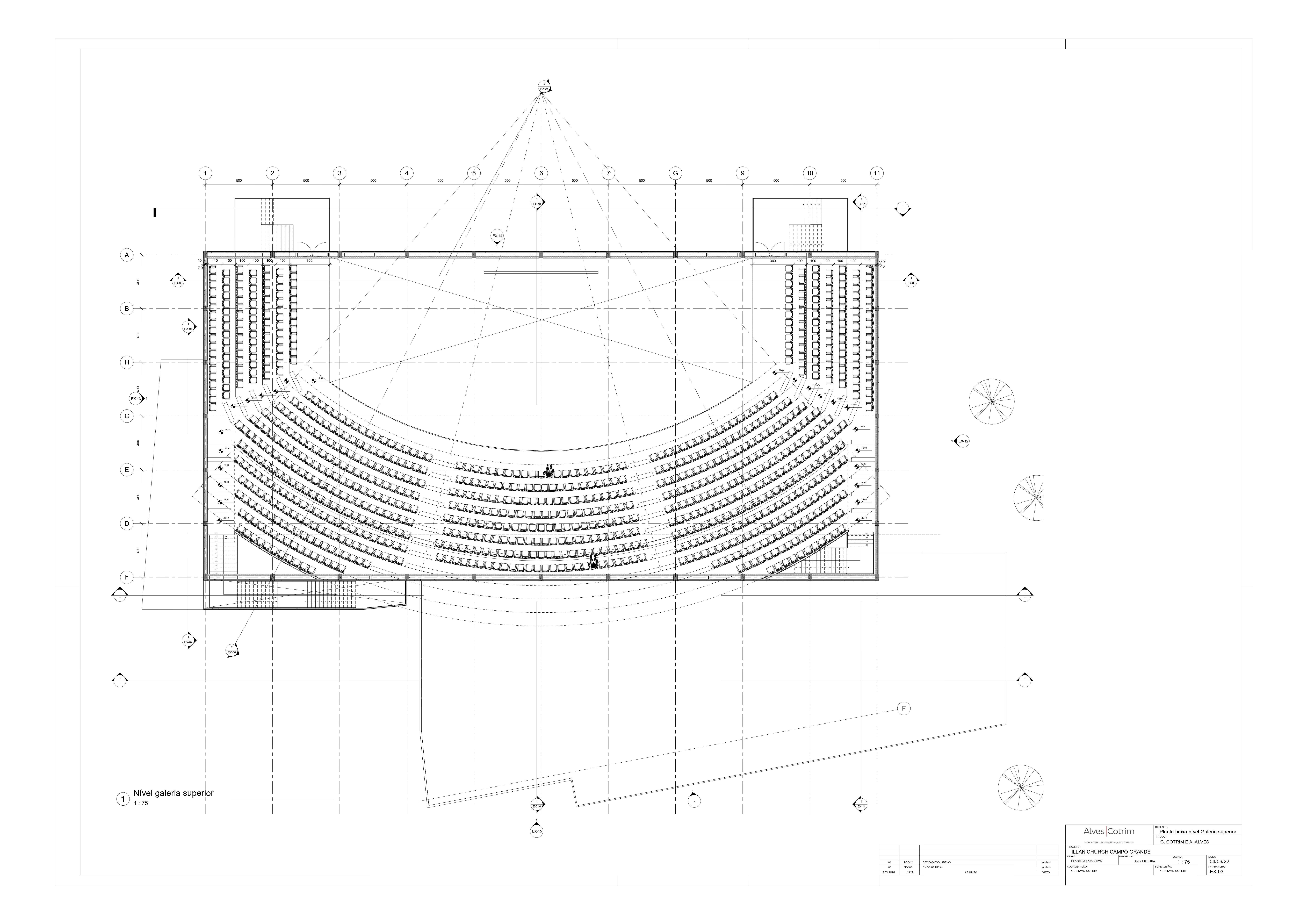 Planta Baixa Nível Galeria — Ilan Church