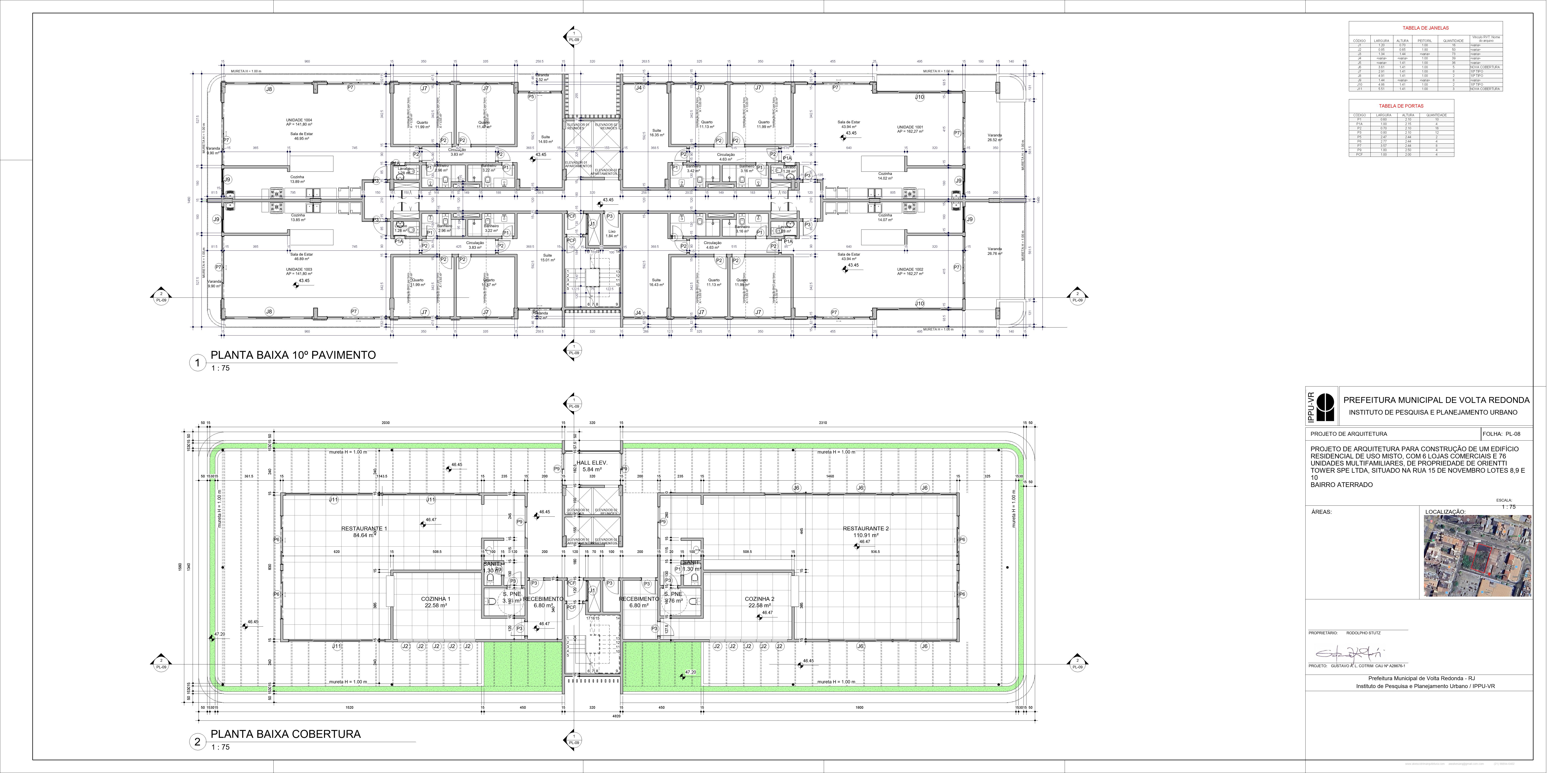 Edificação Mista — 10º Pavimento